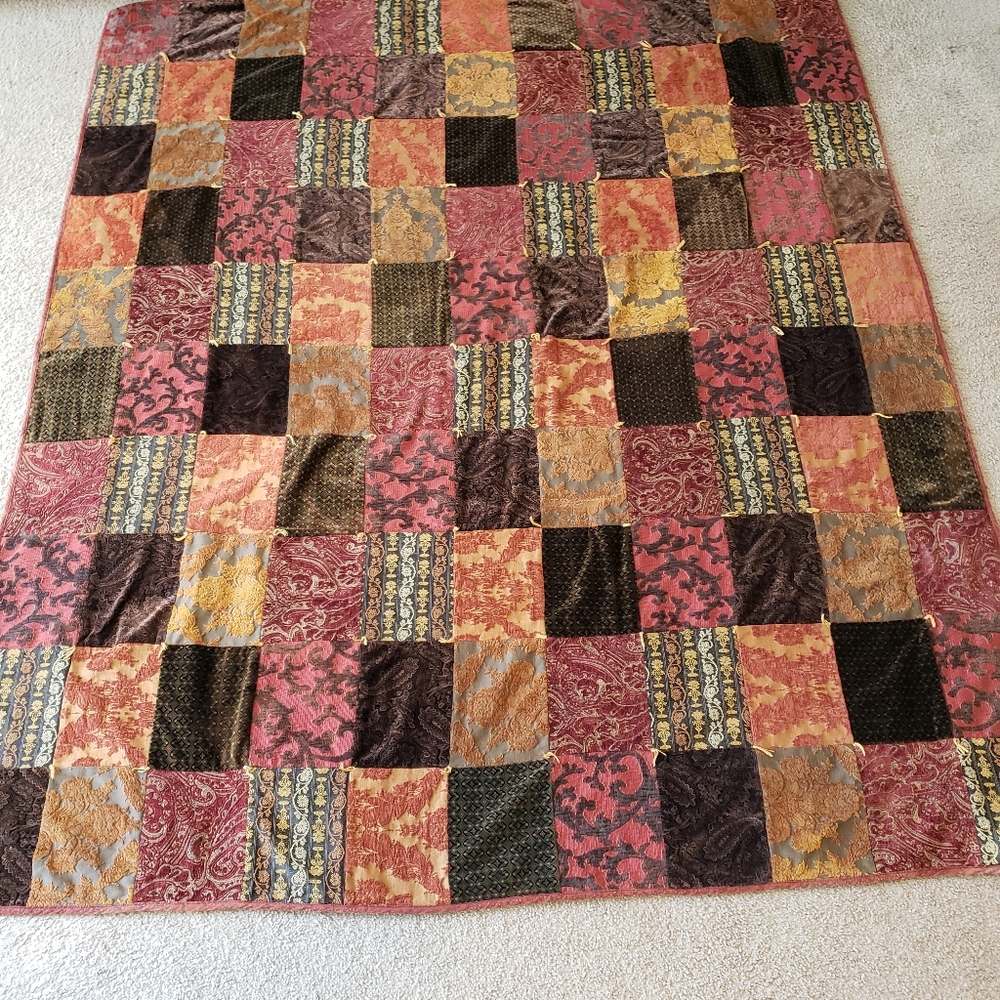 Double D Ranch Multicolor Patchwork Duvet Cover - Picture 4 of 16
